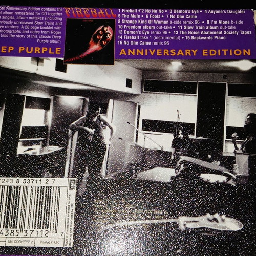 Deep Purple Fireball 25th Anniversary CD used