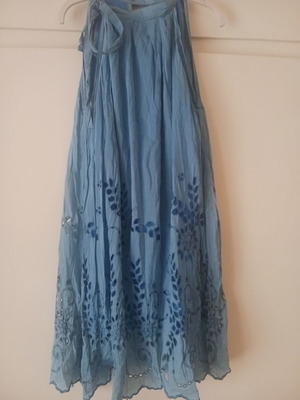 Summer dress with lining, blue