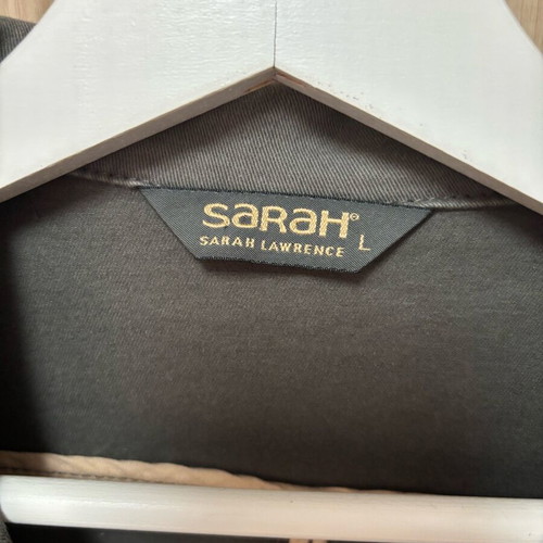 Sarah Lawrence jacket size L khaki color like new