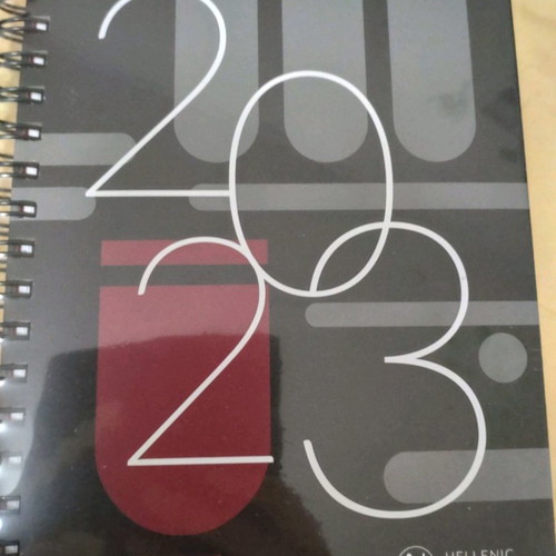2023 diary new, spiral notebook with thick cover