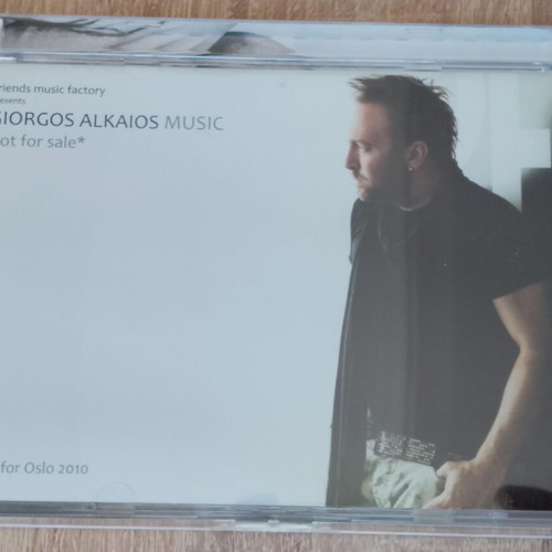 Eurovision 2010 Oslo Giorgos Alkaios CD and scarf like new