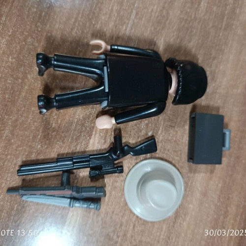 Playmobil Mafia boss figure like new with extra weapons