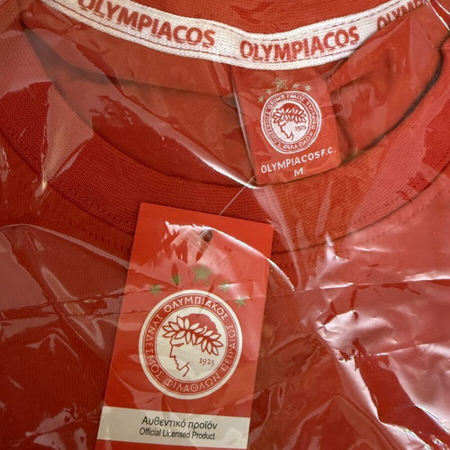 Olympiacos FC shirt new, authentic, red, size M