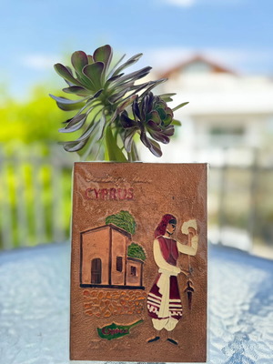 Handmade copperplate decor