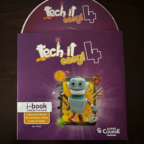 Tech It Easy 4 CD new English learning for children 12-13 years