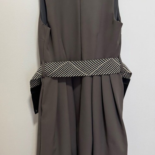 Le Vertige formal dress new, mouse color, size M with wide belt