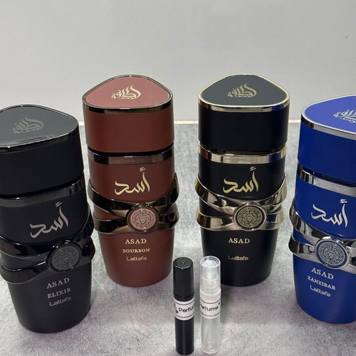 Asad Set Lattafa Eau de Parfum tester 4 x 3ml new