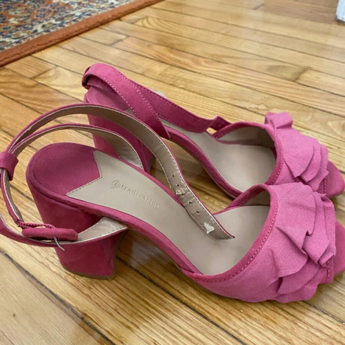 Stradivarius pink heels used, size 38, comfortable