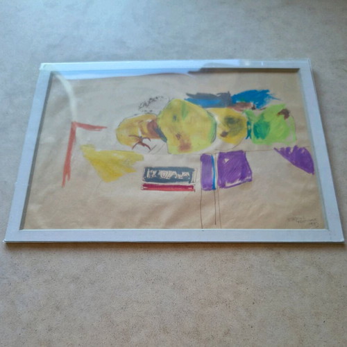 Stergios Tsioumas painting "Kydonia on the Fridge" used