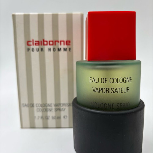 Claiborne Pour Homme Eau de Cologne 50ml new vintage men's fragrance