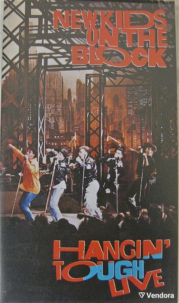  NEW KIDS ON THE BLOCK "HANGIN TOUGH LIVE" - kaseta VHS
