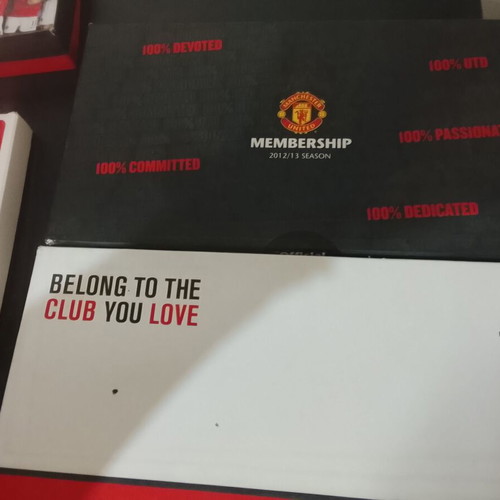 Manchester United Membership boxes used, pack of 4