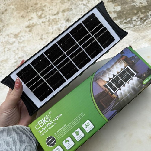 CBK BK-10 Solar Wall Light with 5 High-Brightness LEDs, new