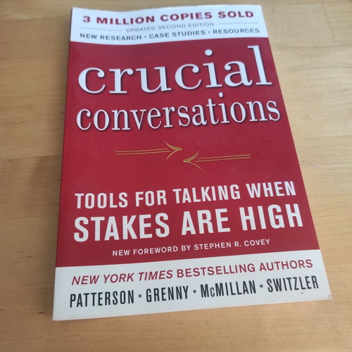 Crucial Conversations Tools for Talking When Stakes Are High book like new