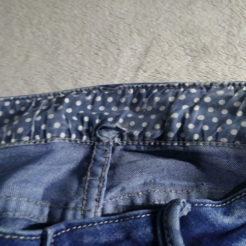 Blue low-rise denim pants used, size XS