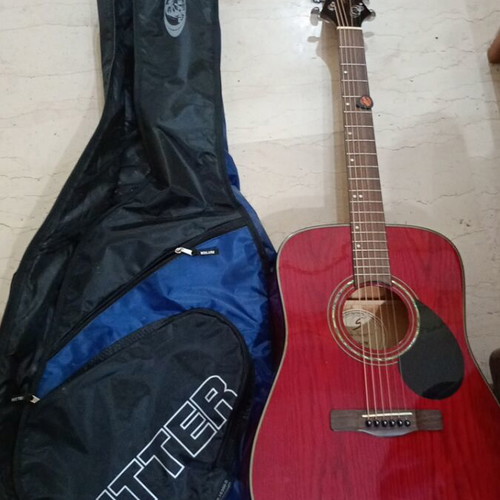Acoustic guitar new with case