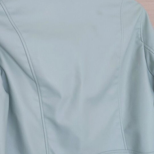 Zara leatherette jacket new with gold details, size L