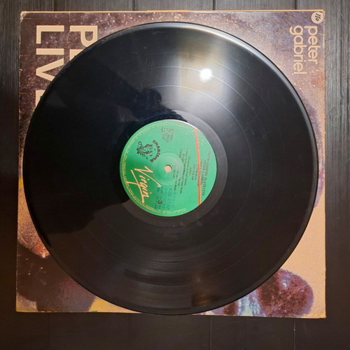 Peter Gabriel Plays Live 2xLP album used, rock