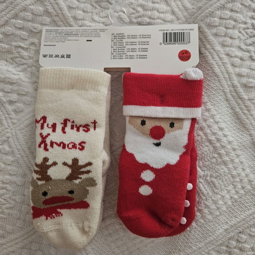 Baby Christmas Socks for 6 Months New