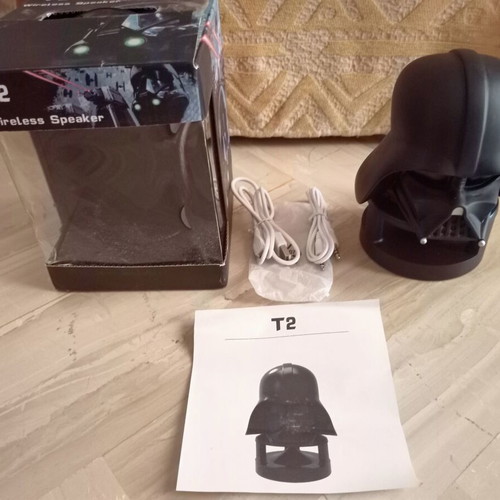 Wireless speaker T2 Darth Vader like new, 5W