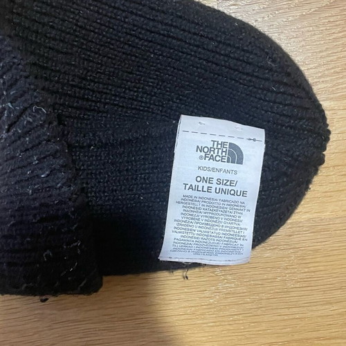 The North Face beanie like new, black, one size