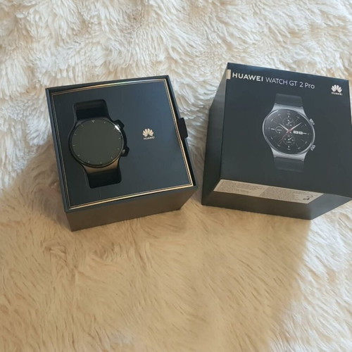 Huawei Watch GT 2 Pro smartwatch, black, titanium frame