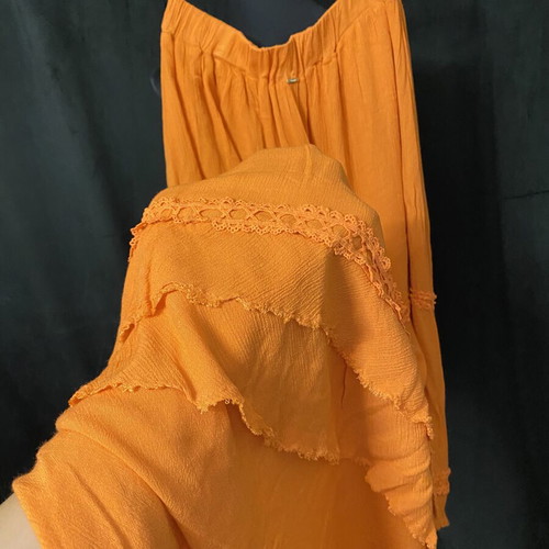 Maxi skirt Toi&Moi orange size S/M/L like new