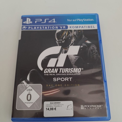 Gran Turismo Sport Day One Edition PS4 used, racing, VR