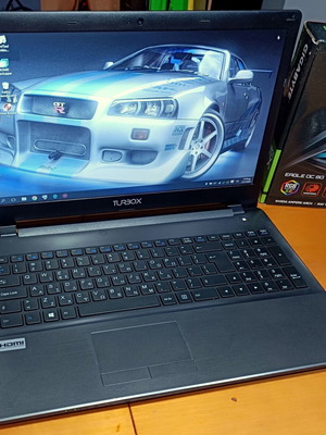 Turbo-X W955 Laptop like new, Intel Celeron, 4GB RAM, 120GB SSD, 15.6 inch
