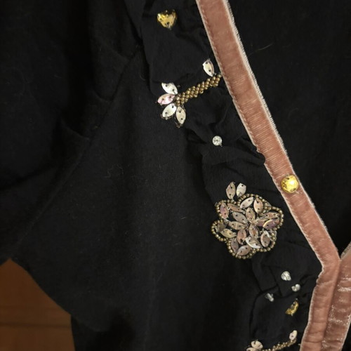 Etro blouse viscose size M like new, black