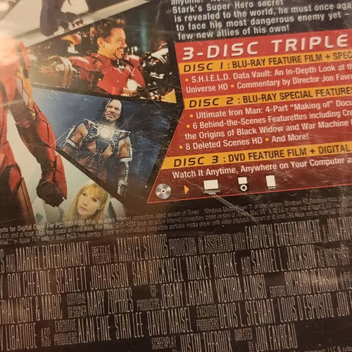 Iron Man 3 Blu-Ray like new with Greek subtitles