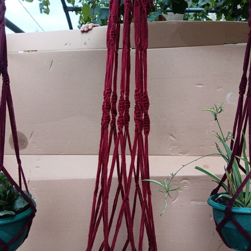 Handmade macrame in excellent condition