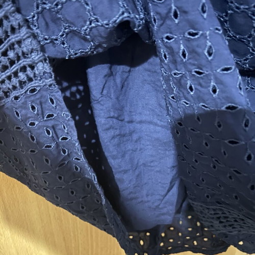 Φόρεμα mini Bershka κεντητό μέγεθος M σαν καινούργιο μπλε