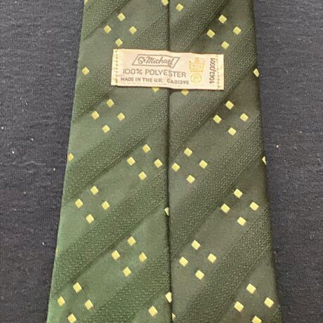 Vintage St Michael tie green like new, made in UK