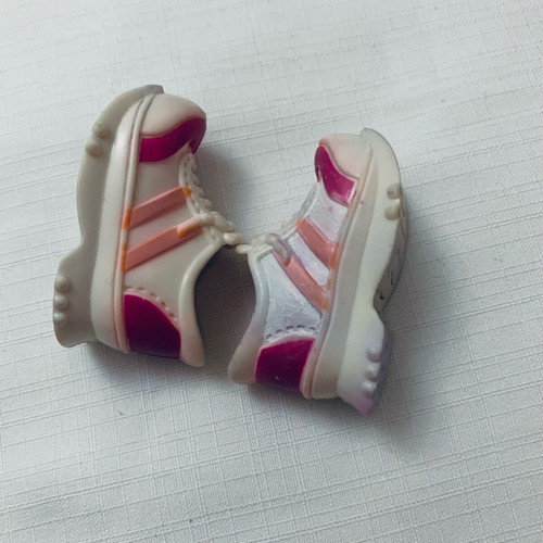 Doll Shoes used, large size, soft material with marker stains