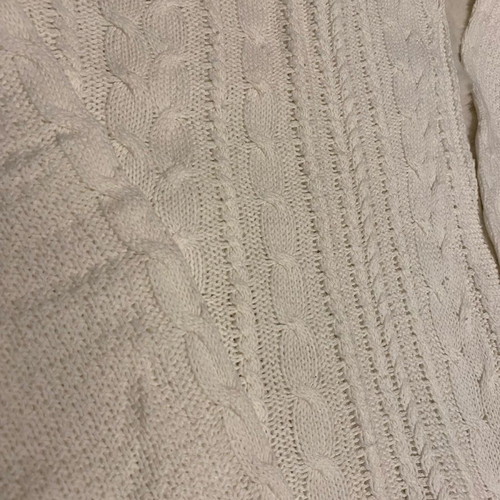 Stradivarius white knitted sweater size S used