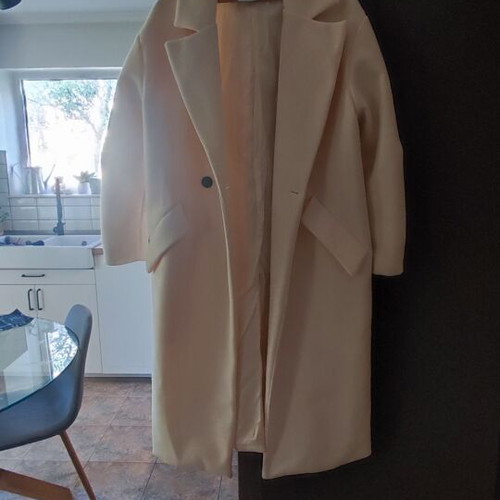 Lumina oversized white coat new, sizes L and XL