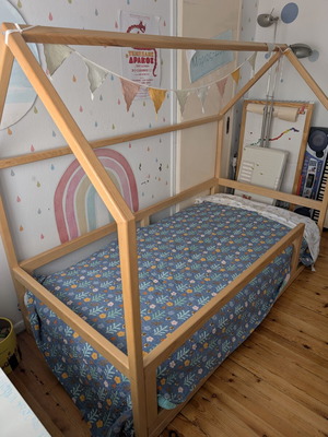 Montessori bed, solid wood, custom made