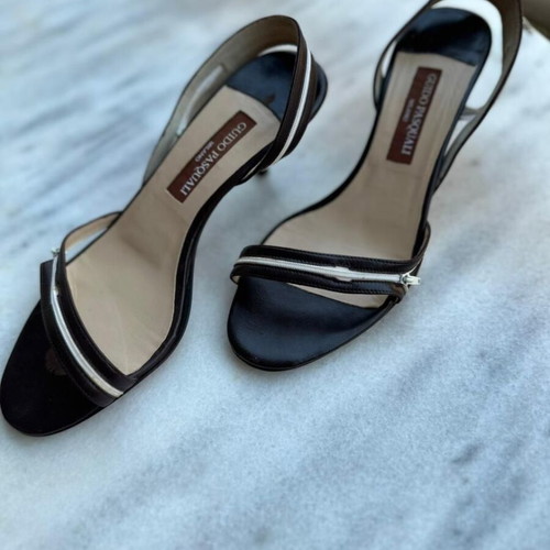 Guido Pasquali Milano sandals like new, beige and brown, size 37.5