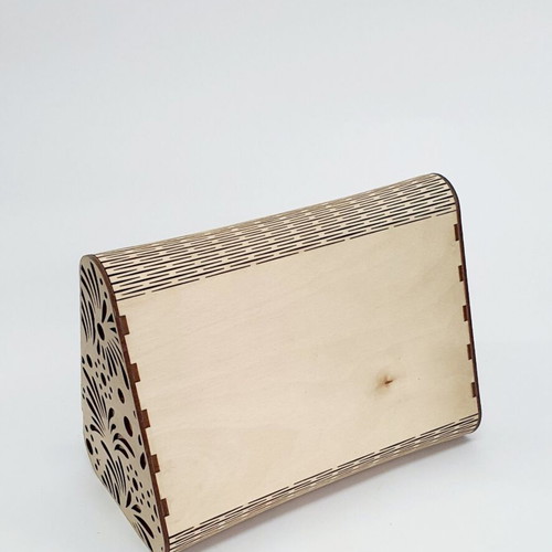 Wooden crossbody bag new with strap and customizable engraving
