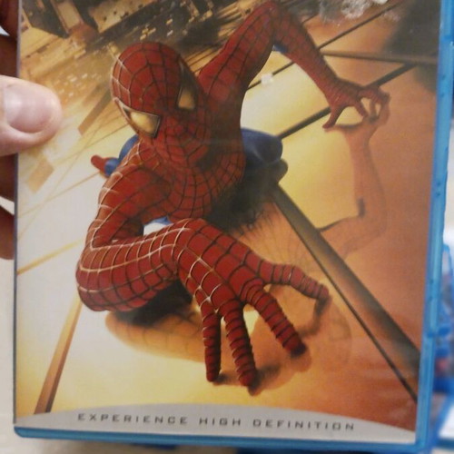 Blue Ray Spiderman used in excellent condition