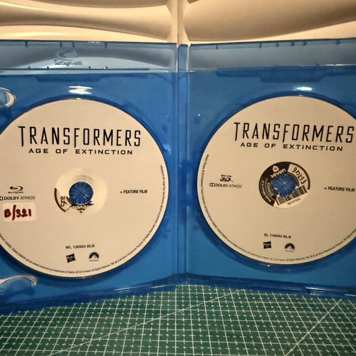 Transformers complete Blu-Ray collection used with Greek subtitles