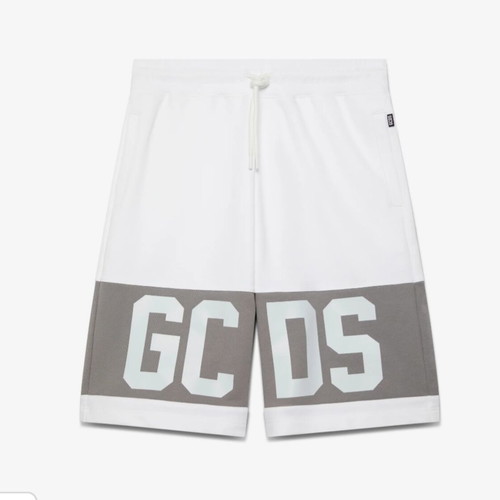 GCDS men's shorts new, white, XXL, 100% cotton