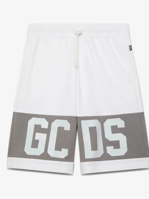 GCDS men's shorts new, white, XXL, 100% cotton