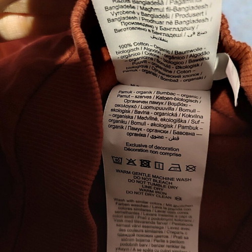 Name It sweatshirt for girls 4-5 years like new, brick red