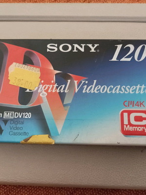 Sony DV video cassette large 130 minutes new with IC memory chip