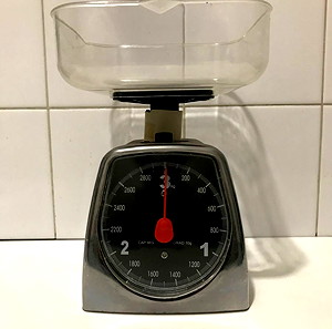 αναλογική ζυγαριά κουζίνας 10g/3kg (vintage, retro, ρετρό)