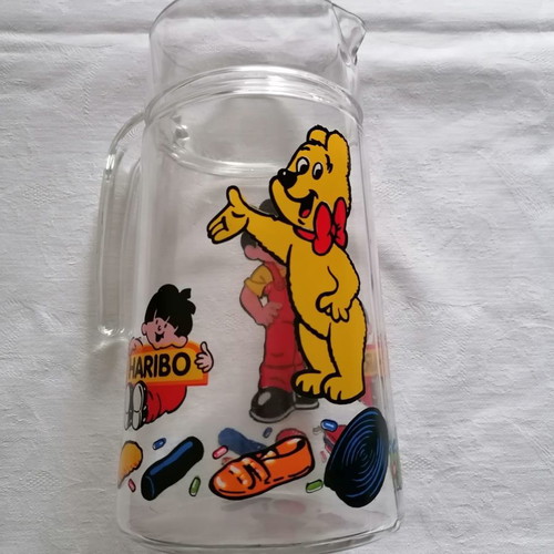 Haribo vintage glass pitcher 1 litre