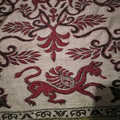 Antique embroidered table linens pack of 5 used, woven fabric