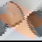 Θήκη γυαλιών μπεζ/καφέ Lussile μεταχειρισμένη, απομίμηση ψάθας